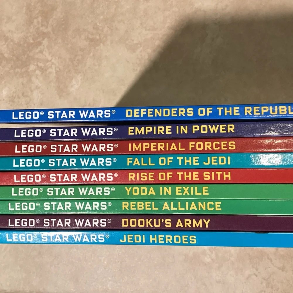 Lego Star Wars 9 Hardcover Books